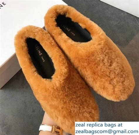 celine shearing cosy slippers|Celine.